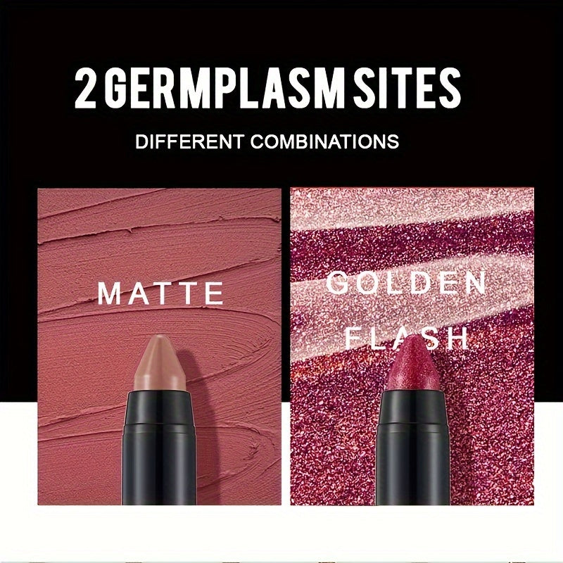 7-Pieces Waterproof Eye Shadow Stick Set – Matte & Pearlescent Shades for Natural, Long-Lasting Eye Makeup – Smooth Application, Perfect for Daily Looks