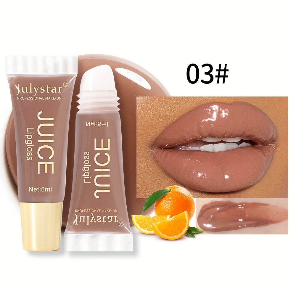 Fruit-Infused Moisturizing Lip Oil – Natural Shine, Long-Lasting Tint & Juicy Gloss Finish