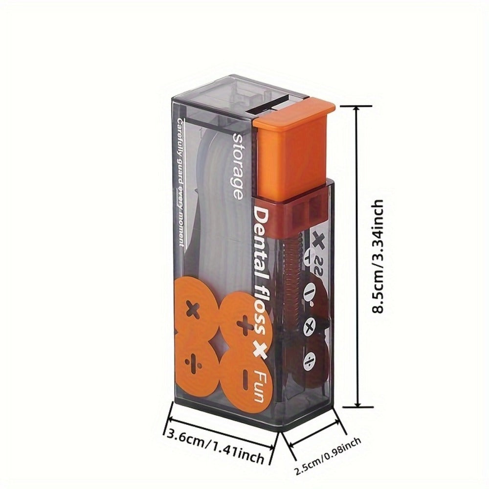 2Pcs Automatic Toothpick Storage Box and Dispenser– Sleek Style Design Automatic Toothpick Holder for Home & Travel Use
