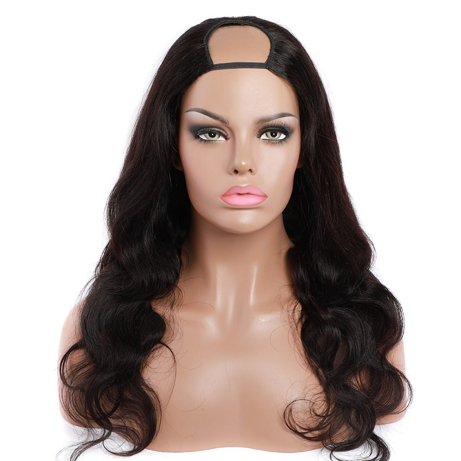 22inch Body Wave  U Part Wig Human Hair Wigs For Black Women Brazilian Remy Hair