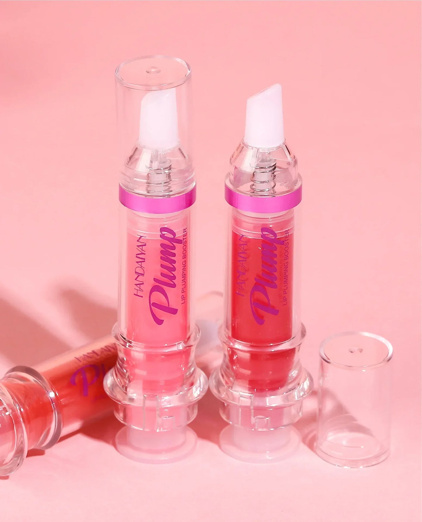Lip Plumping Booster – Waterproof Liquid Lipstick & Gloss with Moisturizing Oil Glitter Finish