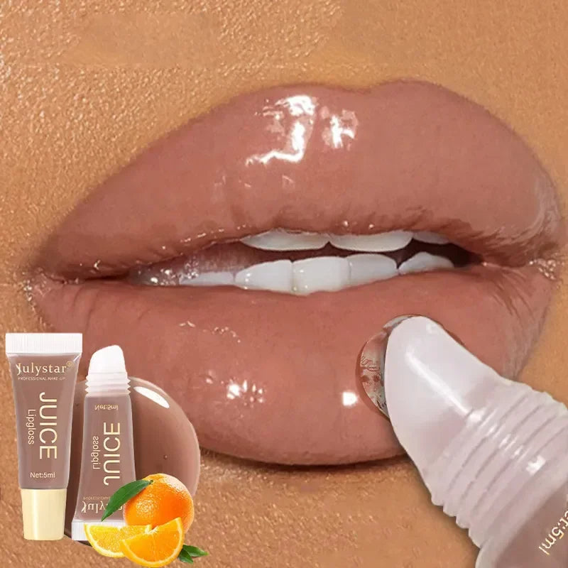 Fruit-Infused Moisturizing Lip Oil – Natural Shine, Long-Lasting Tint & Juicy Gloss Finish