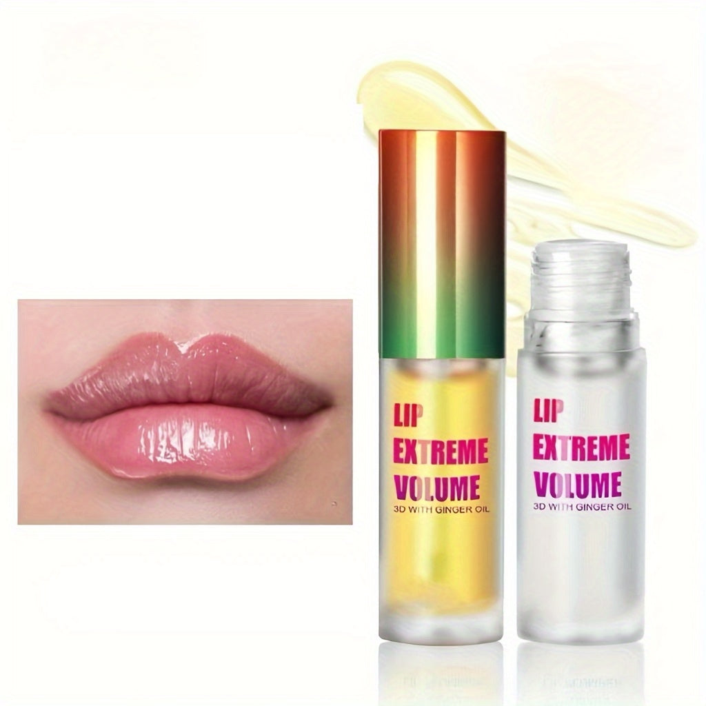 Spicy Lips Volume – 2pcs Lip Plumping Serum Set Long-Lasting Moisturizing & Smoothing Lip Oil for All Skin Types