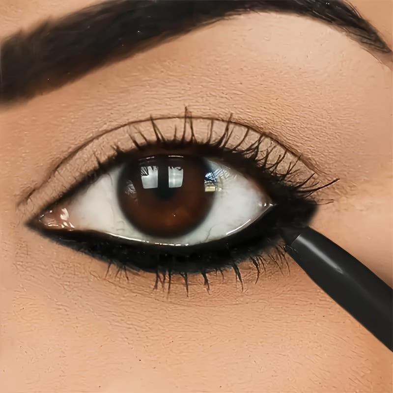 2pcs Waterproof Black Eyeliner Pencil Set – Smudge-Proof, Long-Lasting & Easy for Beginners