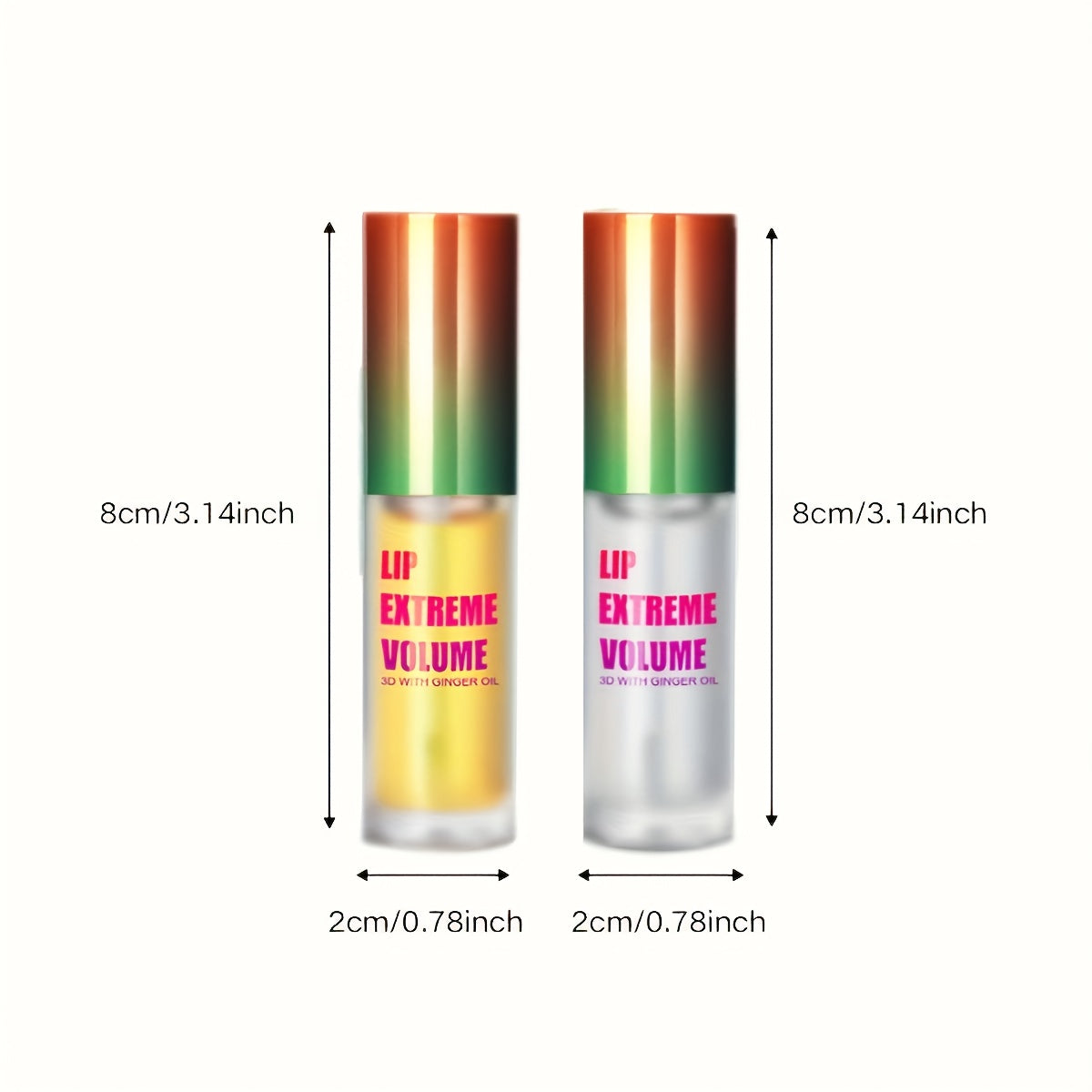 Spicy Lips Volume – 2pcs Lip Plumping Serum Set Long-Lasting Moisturizing & Smoothing Lip Oil for All Skin Types