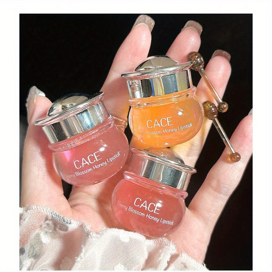 Moisturizing Honey Cherry Lip Oil – Lightweight Lip Care Gloss with Long-Lasting Hydration
