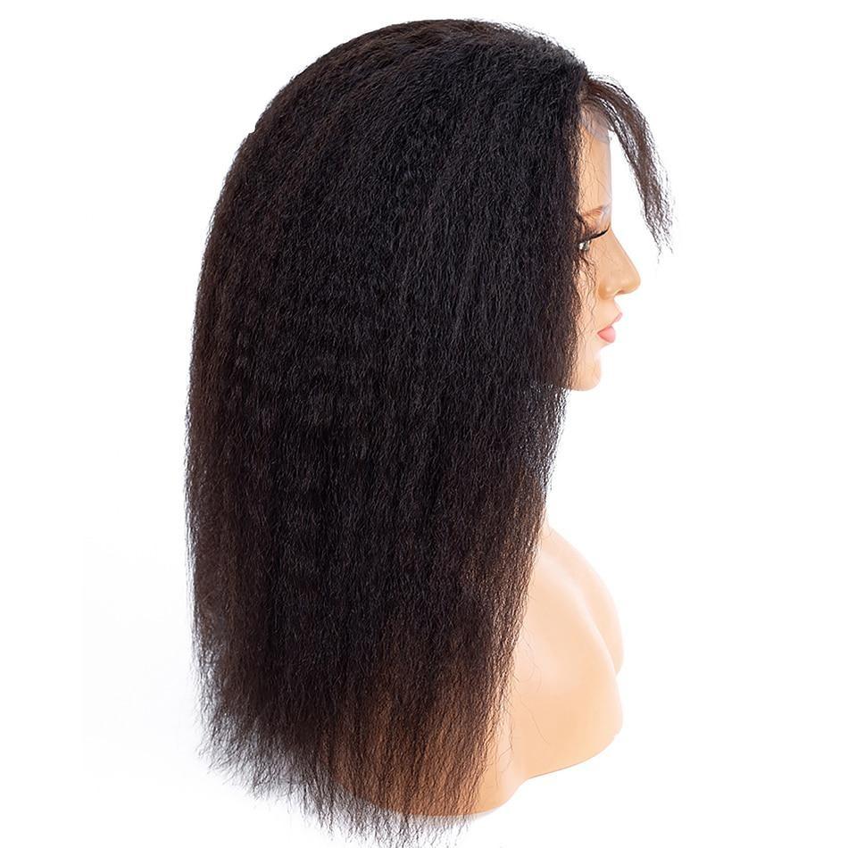 13x4x1 Kinky Straight 13x1x6 T part Lace Transparent Human Hair Wigs 1