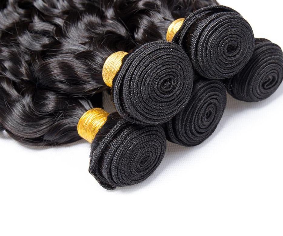 10A Grade 1/3/4 Jerry Curl Weave Brazilian Human Hair Extension Bundle