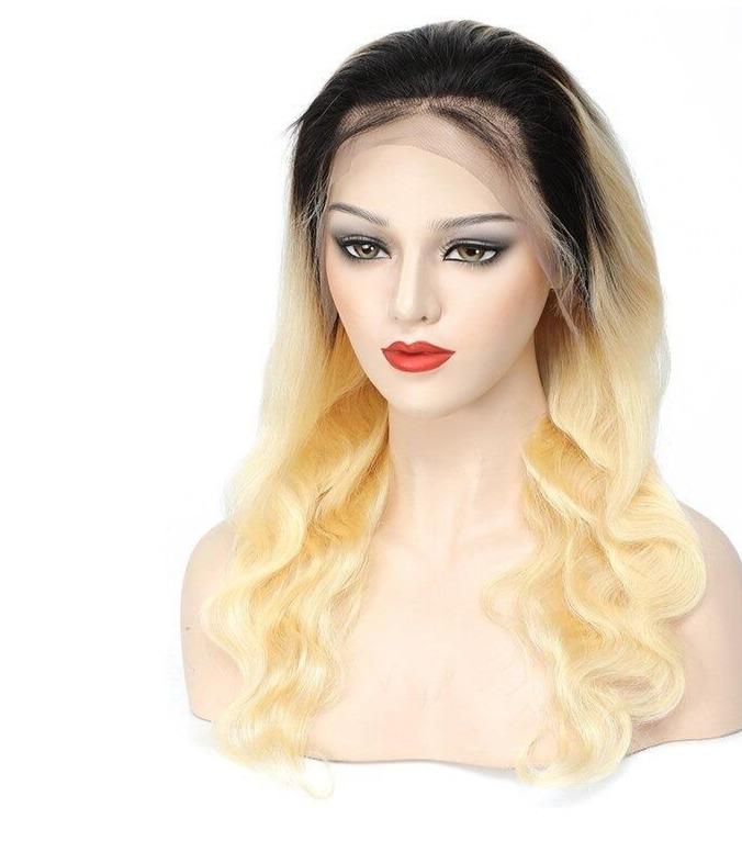 Body Wave 1B/613 Transparent Lace 13x4 Frontal Wig 4x4 Closure Wig 13x