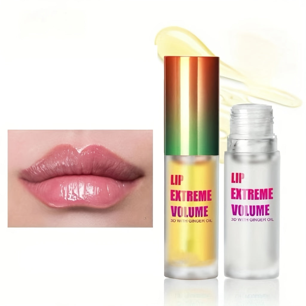 Instant Lip Enhancement Essence 2pcs- Lasting Fullness Thickening Moisturizing Oil for All Skin Types Plumps and Smoothens Lips