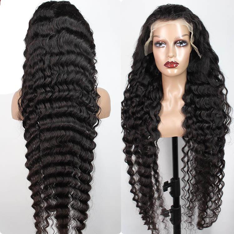 Beumax 13x6 Loose Deep wave Lace Frontal Human Hair Wigs