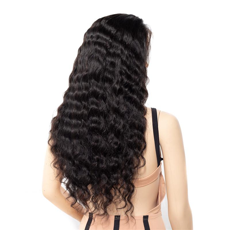 BeuMax Brazilian 13x4 Natural Wave Lace Front Human Hair Wigs