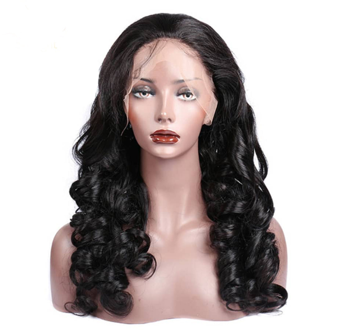 13x4 HD Transparent Lace Front Loose Wave Human Hair Wigs 200% Density