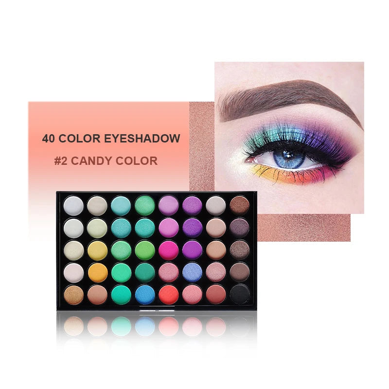 POPFEEL Eye Makeup Starter Kit – Budget-Friendly Beauty Set with Eyeshadow Palette, Eyeliner, Mascara & Brow Pencil – Perfect Gift for Makeup Lovers