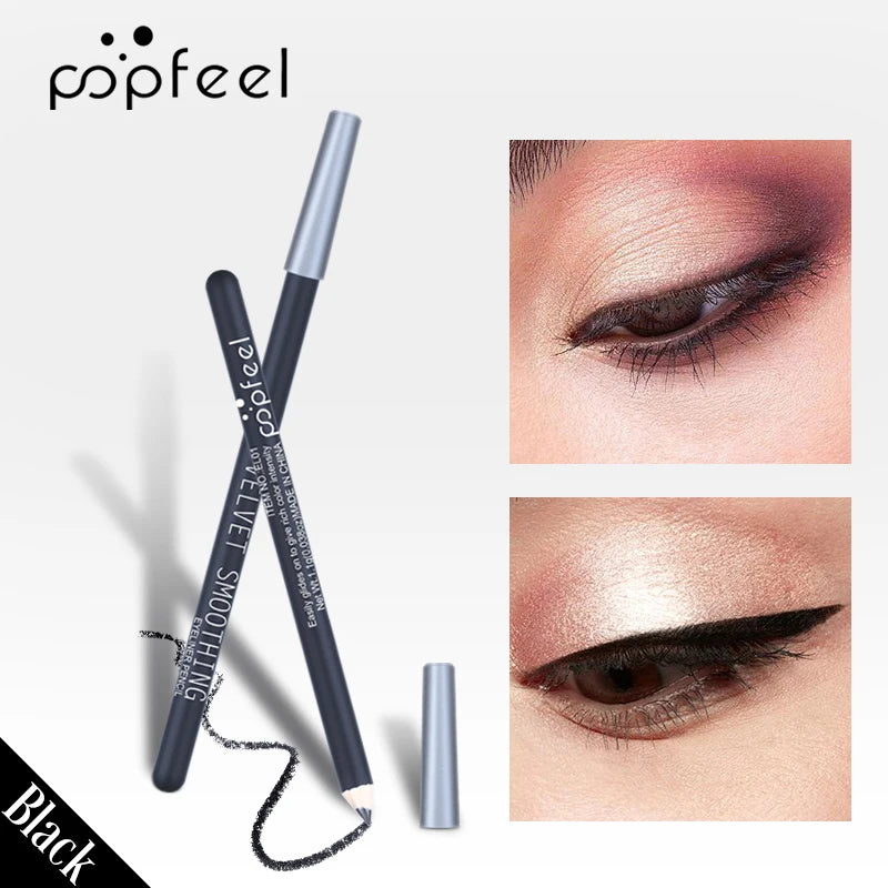 POPFEEL Professional Eye Makeup Gift Set – All-in-One Eye Kit with Eyeshadow Palette Eyeliner, Brow Pencil & Mascara