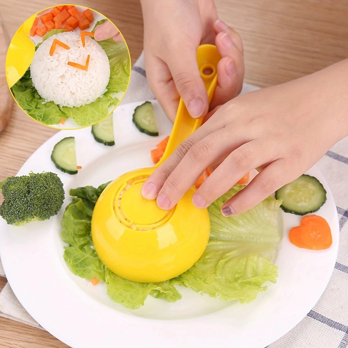 Non-Stick Rice Ball Mold Spoon – DIY Rice Scoop for Shaping Rice Balls & Serving Porridge Essential Kitchen Tool