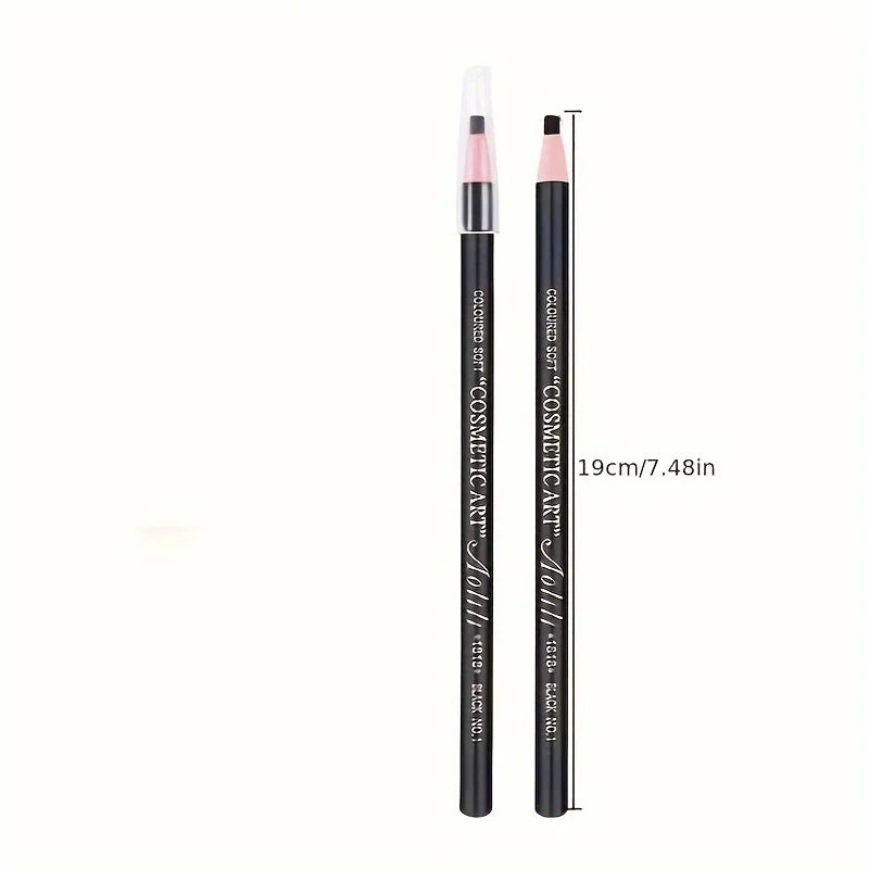 12Pcs Tear-Off Pull Line Eyebrow Pencil – No Sharpening Needed Natural Finish