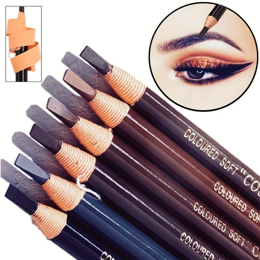 12Pcs Tear-Off Pull Line Eyebrow Pencil – No Sharpening Needed – Natural Finish, Sweat-Proof & Smudge-Proof