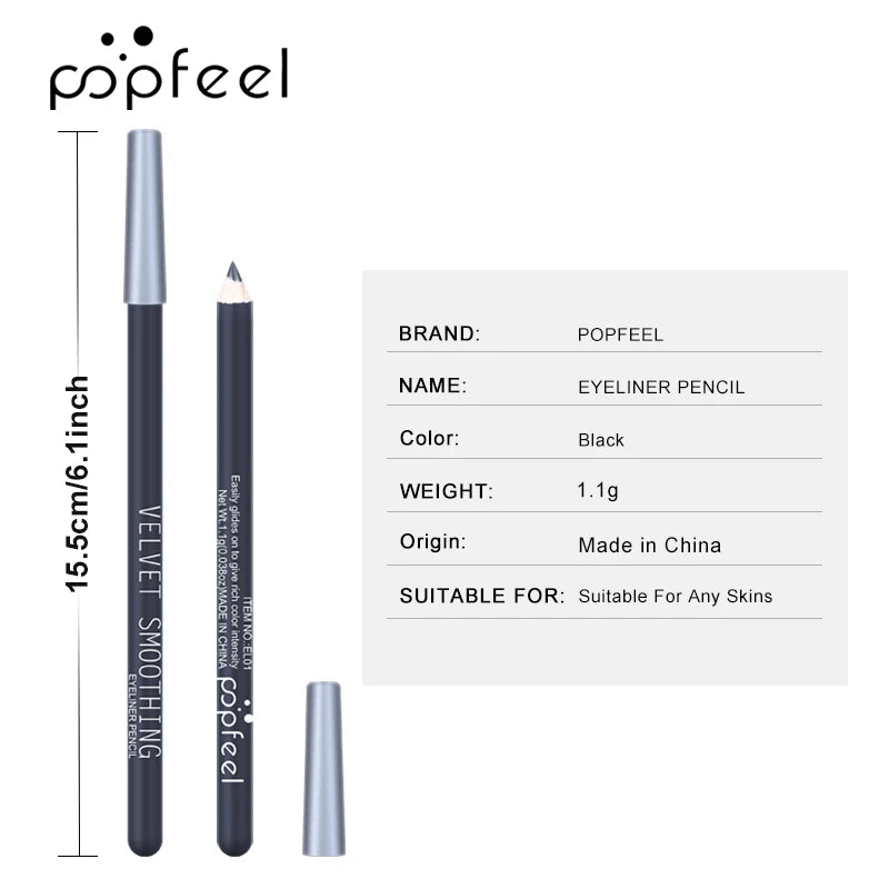 POPFEEL Professional Eye Makeup Gift Set – All-in-One Eye Kit with Eyeshadow Palette Eyeliner, Brow Pencil & Mascara