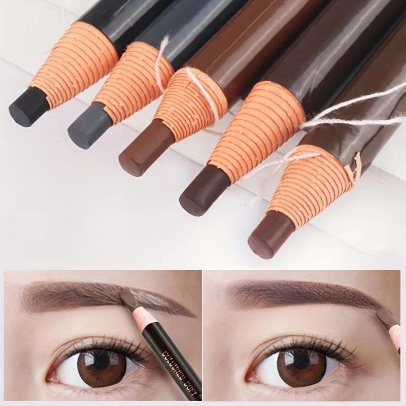12Pcs Tear-Off Pull Line Eyebrow Pencil – No Sharpening Needed Natural Finish