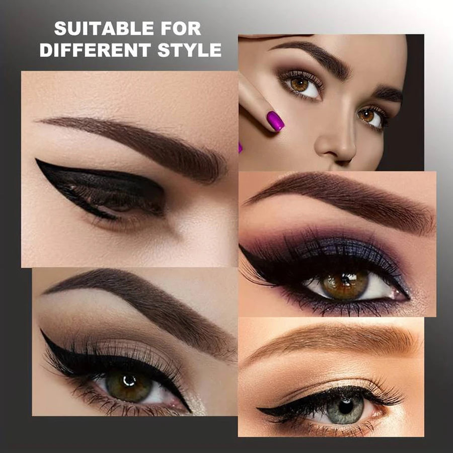 5pcs 4D Microblading Eyebrow Pens – 4-Prong Tip Tattoo Effect, Long-Lasting Liquid Eyebrow Pencil for Natural Hair-Like Strokes
