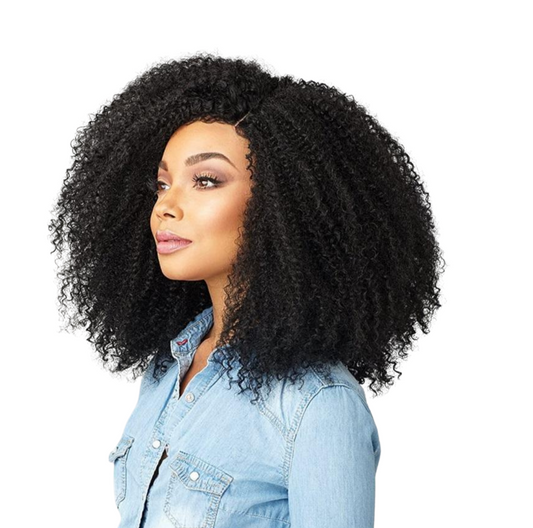 13x1x4 Afro Kinky Curly 13x1x6 T part Lace Transparent Human Hair Wigs