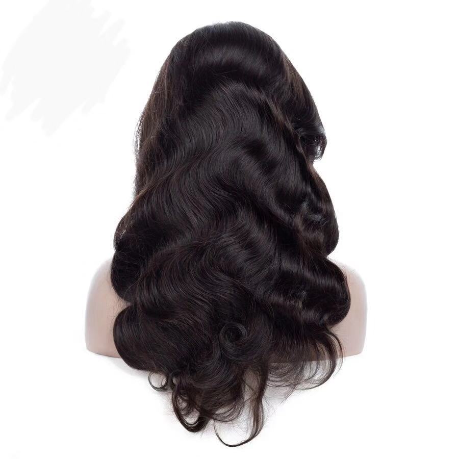 13x1x4 Body Wave 13x1x6 T part Lace Transparent Human Hair Wigs 180% D