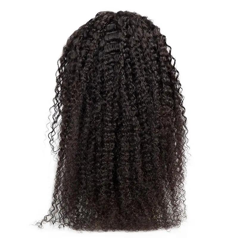 BeuMax Brazilian 13x4 Kinky Curly Lace Front Human Hair Wigs