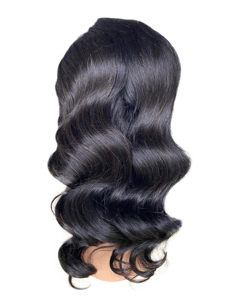 Loose Body Wave 13x6 Transparent Lace Frontal Brazilian Human Hair Wig