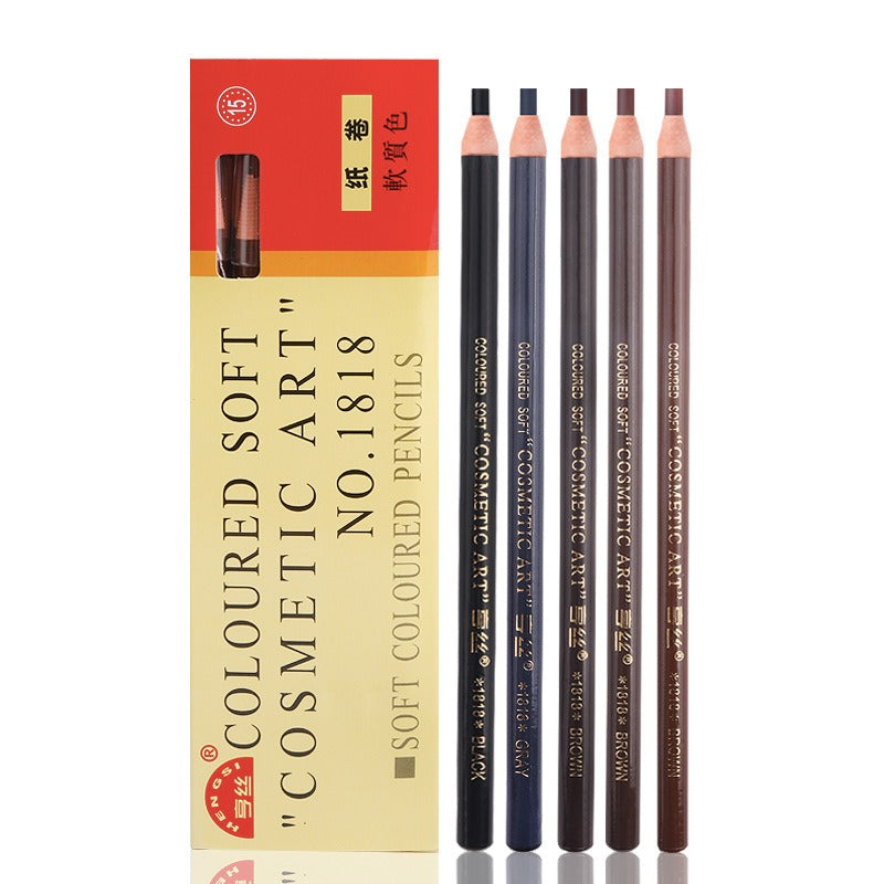 12Pcs Tear-Off Pull Line Eyebrow Pencil – No Sharpening Needed Natural Finish