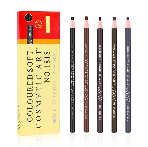 12Pcs Tear-Off Pull Line Eyebrow Pencil – No Sharpening Needed Natural Finish