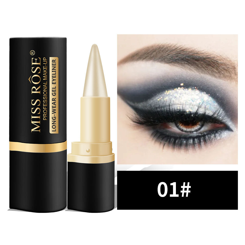 Waterproof Gel Eyeliner Set – 4Pcs Ultra-Smooth, Smudge-Resistant Pencils in Classic Black & Brown Shades