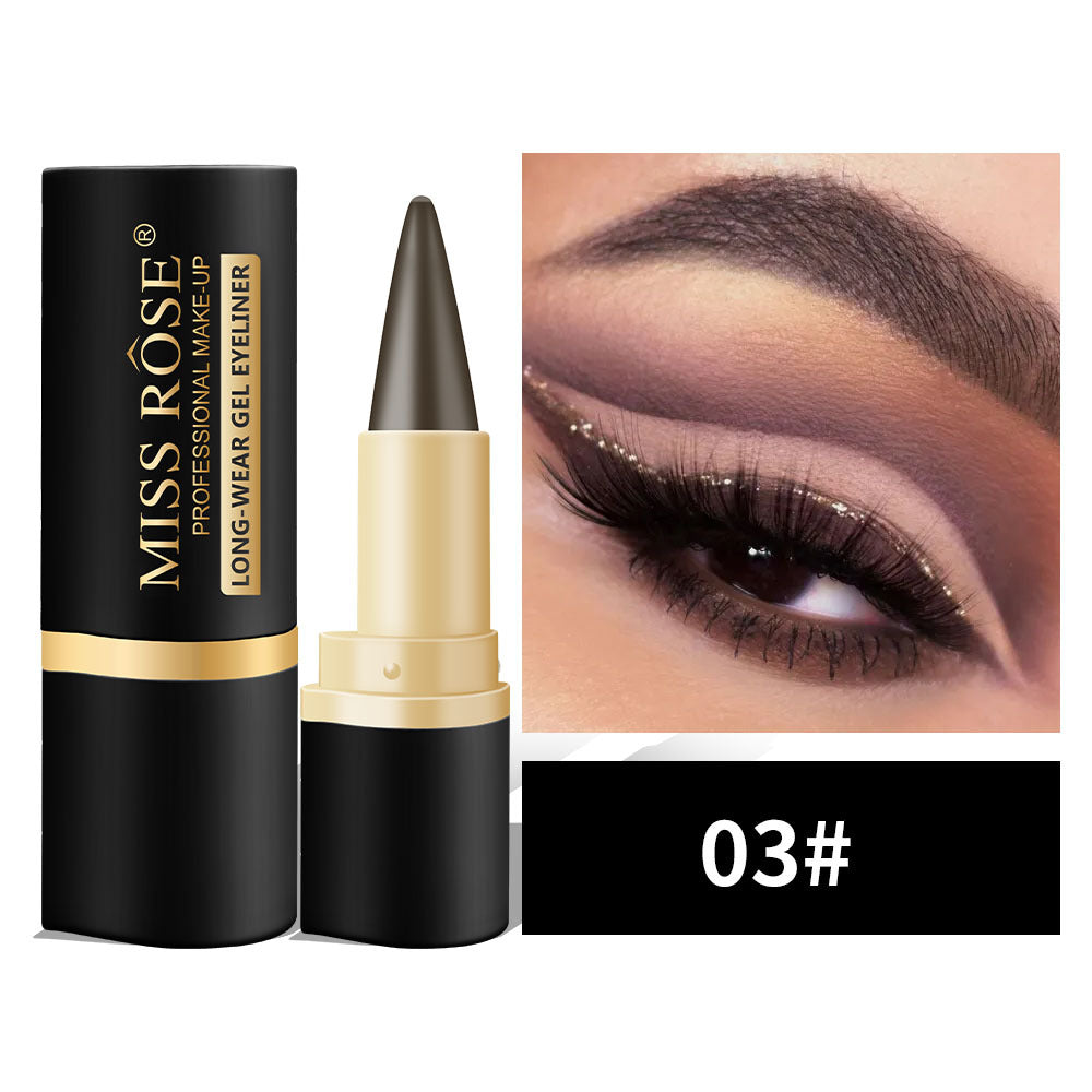 Waterproof Gel Eyeliner Set – 4Pcs Ultra-Smooth, Smudge-Resistant Pencils in Classic Black & Brown Shades
