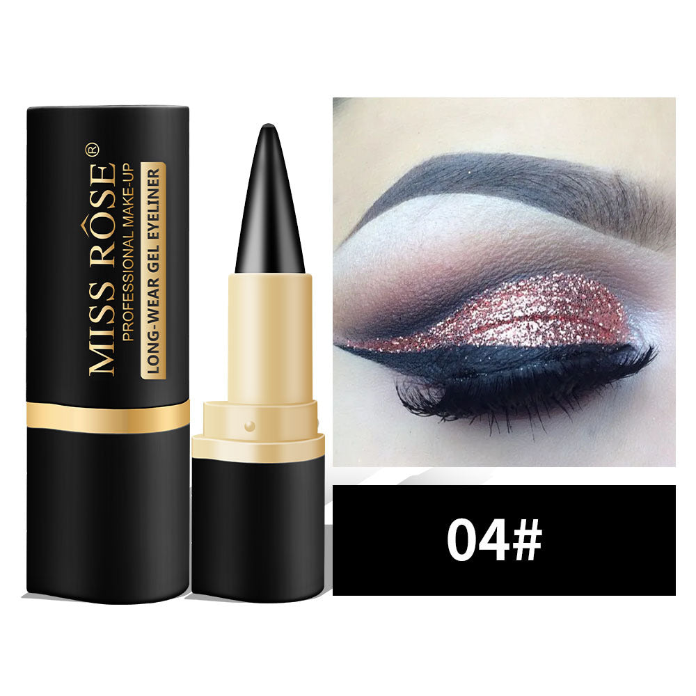 Waterproof Gel Eyeliner Set – 4Pcs Ultra-Smooth, Smudge-Resistant Pencils in Classic Black & Brown Shades