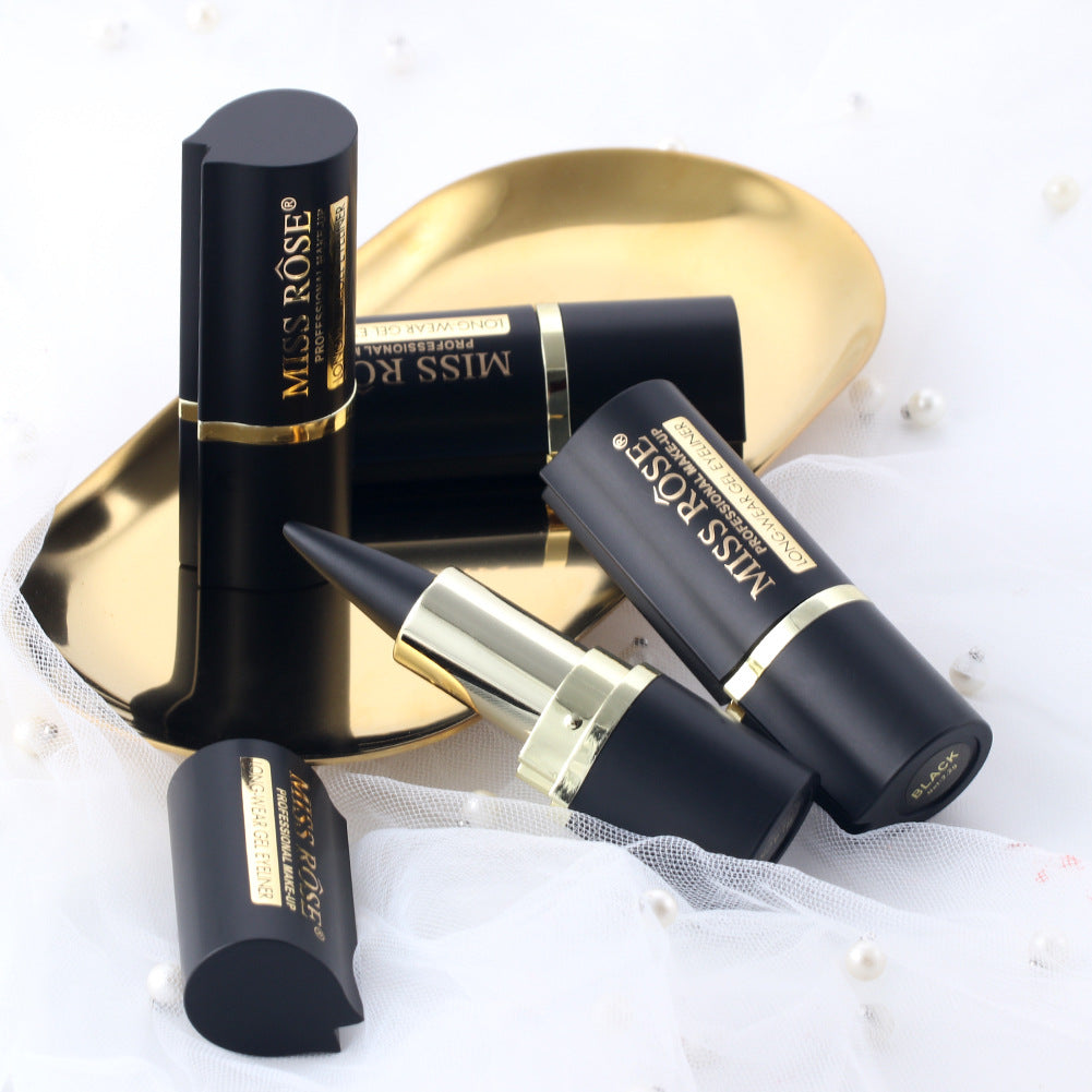 Waterproof Gel Eyeliner Set – 4Pcs Ultra-Smooth, Smudge-Resistant Pencils in Classic Black & Brown Shades