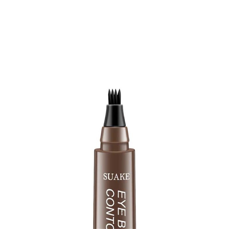 5pcs 4D Microblading Eyebrow Pens – 4-Prong Tip Tattoo Effect, Long-Lasting Liquid Eyebrow Pencil for Natural Hair-Like Strokes
