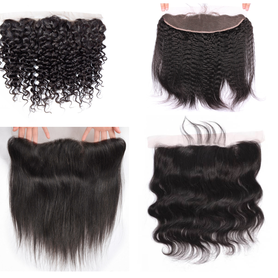 10A Grade HD Transparent 13x4 Lace Frontal Closure All Textures FREE PART