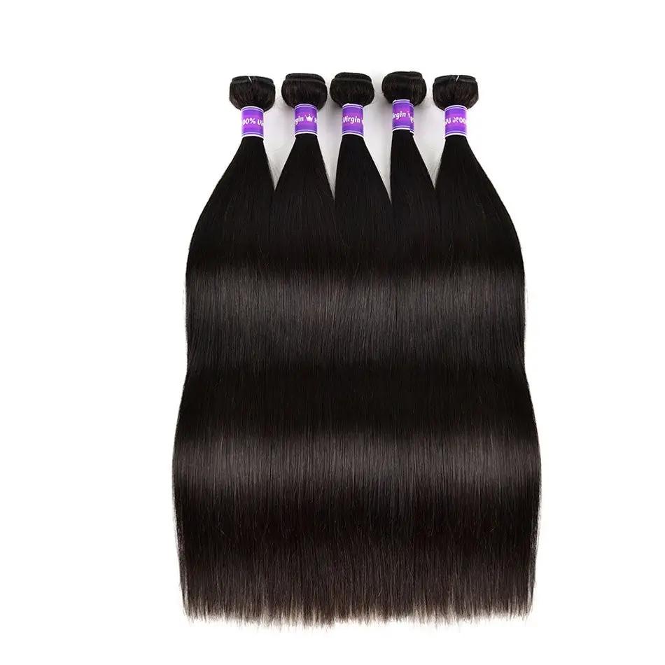 Wholesale 5/6/10/12 Bundles Brazilian Straight Hair 10A Grade Human Hair