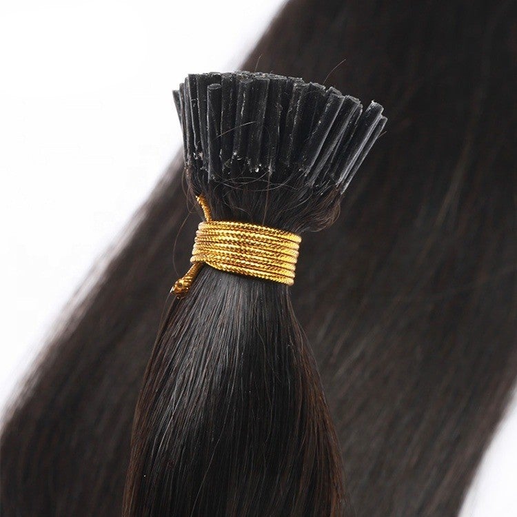 Brazilian Straight Human Hair I Tip Microlinks Bulk Braiding Human Haiir