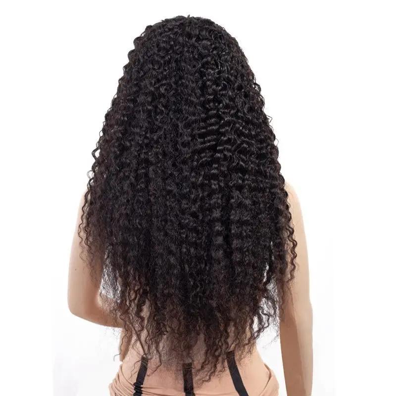 Beumax 13x6 Jerry Curl Lace Frontal Human Hair Wigs