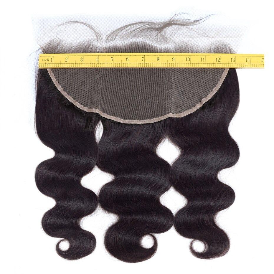 10A Grade MIDDLE PART 13x4 Lace Frontal Remy Human Hair Closure Frontal