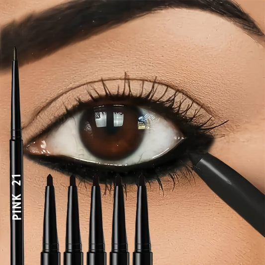2pcs Waterproof Black Eyeliner Pencil Set – Smudge-Proof, Long-Lasting & Easy for Beginners