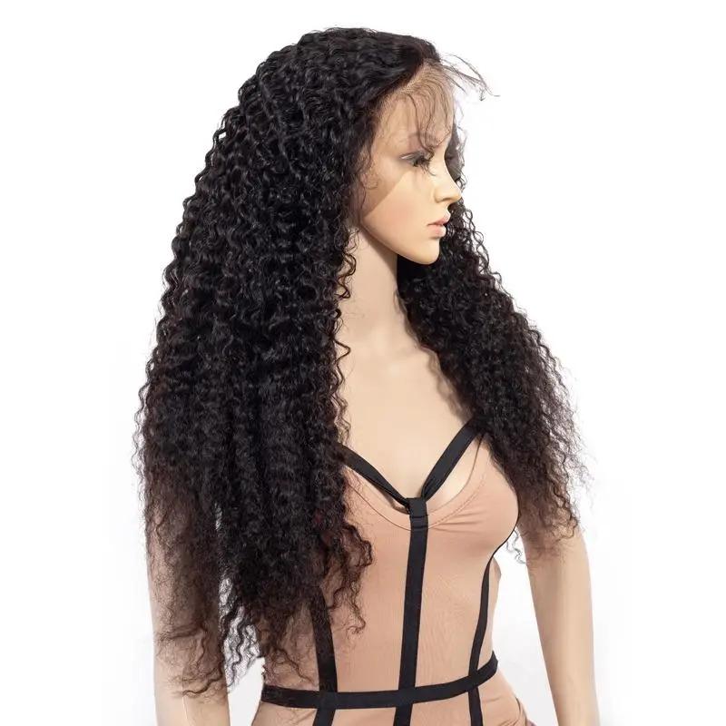 Beumax 13x6 Jerry Curl Lace Frontal Human Hair Wigs