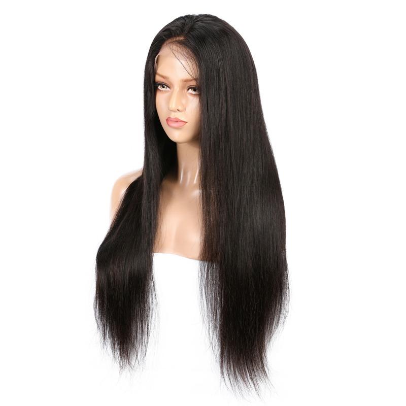 Beumax 13x6 Straight Lace Frontal Human Hair Wigs
