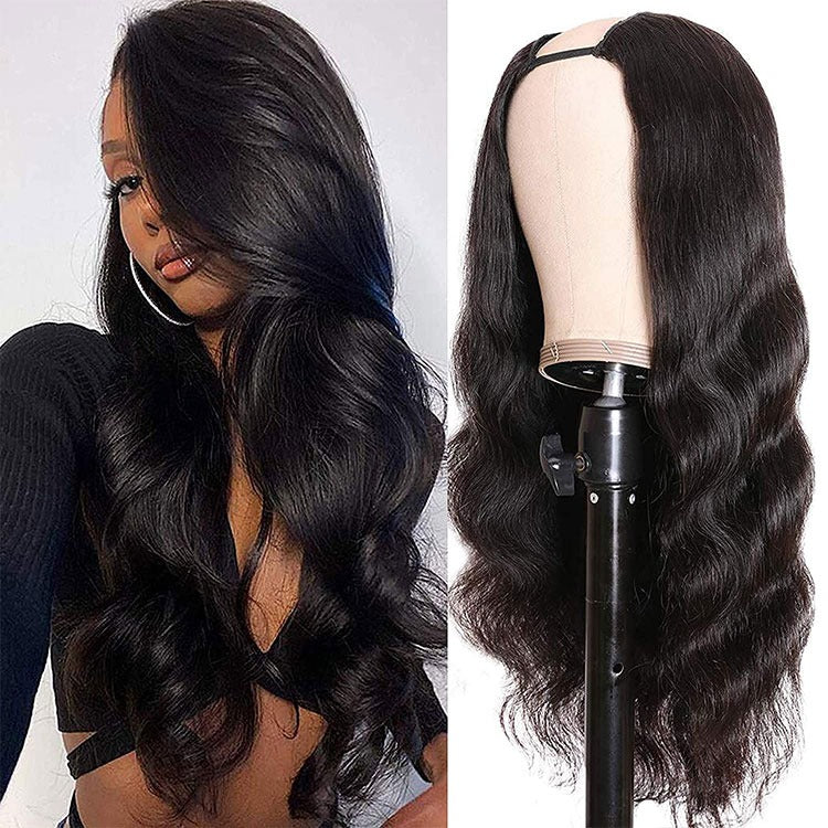 22inch Body Wave  U Part Wig Human Hair Wigs For Black Women Brazilian Remy Hair