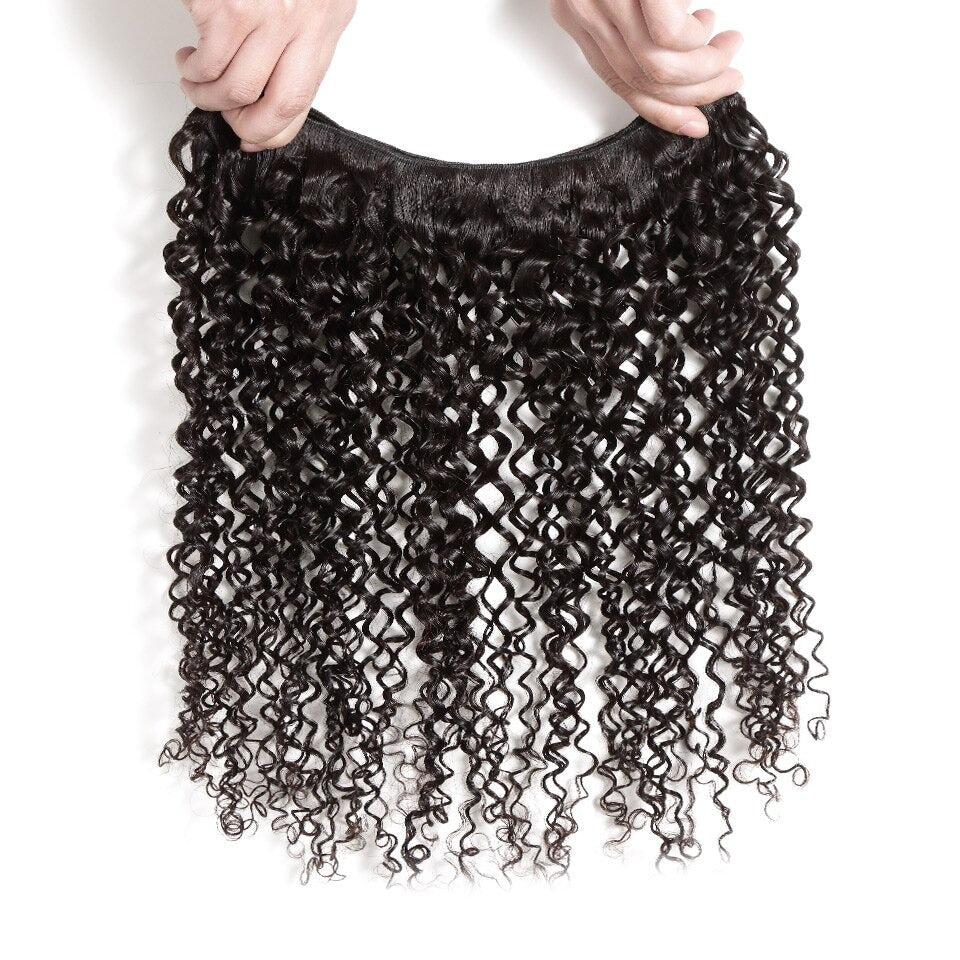10A Grade 3/4 Deep Wave Human Hair bundles with 4x4 Closures & 13x4 Frontals