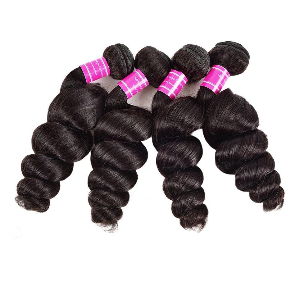 Wholesale Brazilian Loose Wave 5/6/10/12 Bundles 10A Grade Human Hair