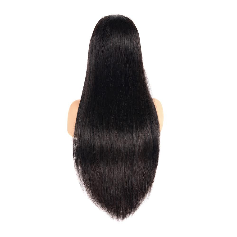 13x4 HD Transparent Lace Frontal Straight Human Hair Wigs 200% Density
