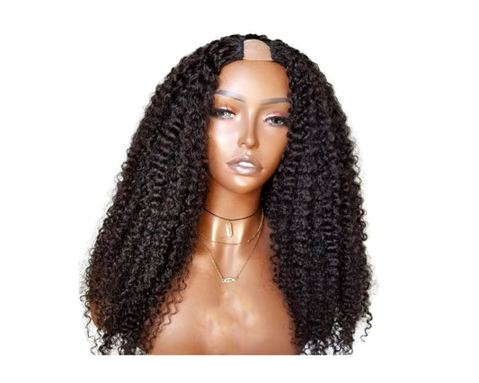 U Part Wig Deep Wave Human Hair Wigs For Black Women Brazilian Remy Hair