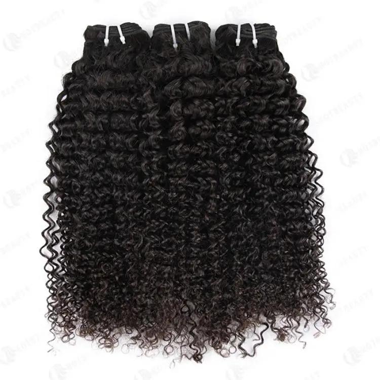 Super Double Drawn 12A Grade Kinky Curl BUNDLES with CLOSURES & FRONTAL